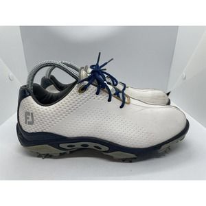 FootJoy DNA Golf Shoes Junior Youth Size 6M White Cleats 45023